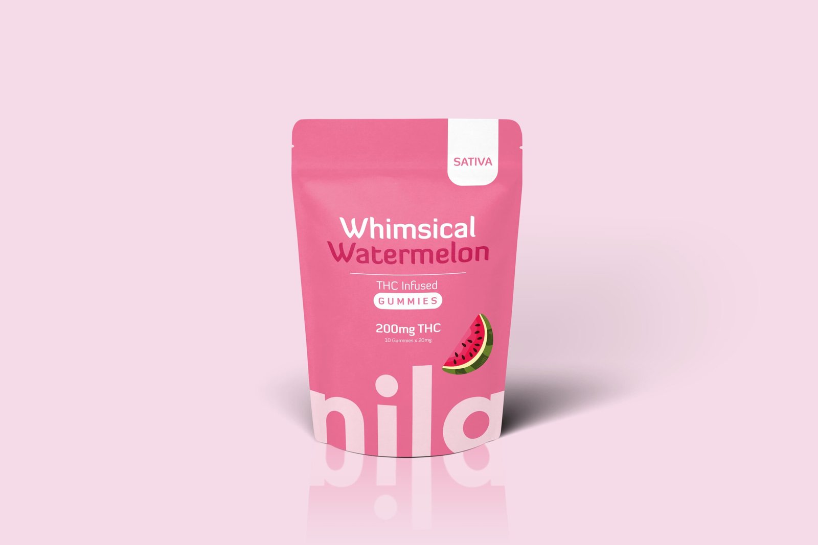 THC 200mg Watermelon Gummies - Sativa